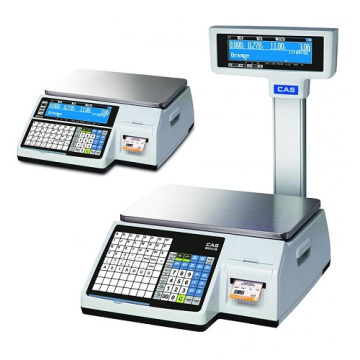 cas cl3000 весы торговые с принтером этикеток